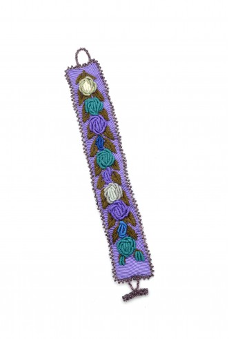 Grosgrain Floral Bracelet Grosgrain Floral Bracelet